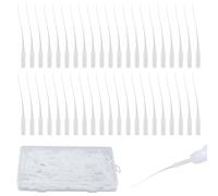 Lot de 215 pointes adhésives pour colle secondaire, applicateur de colle en plastique, extenseur de pointes de bouteille, pipette compte-gouttes, dosage de laboratoire