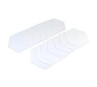 Lot de 22 autocollants antidérapants en vinyle transparent pour planches de surf, paddle, conformes aux courbes