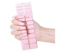 Lot de 22 autocollants en gel pour ongles sans lampe nécessaire pour un usage quotidien et un événement spécial