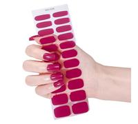 Lot de 22 autocollants en gel pour ongles sans lampe nécessaire pour un usage quotidien et un événement spécial