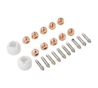 Lot de 22 consommables pour coupe-plasma Thermal Dynamics PCH-51 3XR 4XI 5XR, comprend 9-5633 électrodes 9-5724 buses 8-5526 blindages