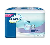 Lot de 22 culottes absorbantes pour incontinence Case Saver 3 x Tena Flex Maxi Grand (85 - 125 cm)