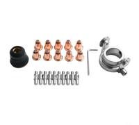 Lot de 22 électrodes pour coupe-plasma S45 S25 - Embout de protection pour torche plasma Trafimet - En cuivre - Haute fiabilité - Utilisation industrielle