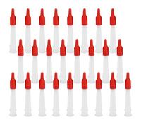 Lot de 22 embouts de cartouche, embouts en silicone, embouts de rechange transparents, bouchons d'étanchéité, buses en silicone, buses d'étanchéité, cuisine, maison, outil d'étanchéité
