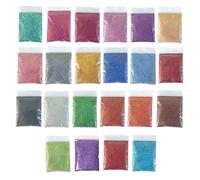 Lot de 22 paillettes en résine époxy UV pour la fabrication de bijoux et la poudre