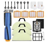 Lot de 22 pièces de rechange pour aspirateur robot Shark UR2650WS Matrix Plus 2 en 1, kit d'accessoires avec brosse principale, filtres, préfiltre, filtre feutre, filtres en mousse pré-moteur, tampon