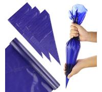 Lot de 22 poches à douille épaisses et durables de qualité supérieure - Grandes poches à douille épaisses et durables - 53,3 cm - Faciles à utiliser - Pour décoration de gâteaux et desserts (bleu