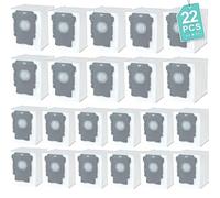 Lot de 22 sacs d'aspirateur de rechange compatibles avec iRobot Roomba i7, i7+, j7, j7+, i3, i3+, i4, i4+, i6, i6+, i8, i8+, S9, S9+ Plus, séries i & s et j