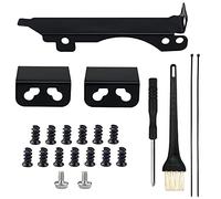 Lot de 22 supports de ventilateur PCI 8 cm 9 cm Support de radiateur d'ordinateur Outil de support avec brosse et tournevis pour carte vidéo graphique