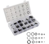 Lot de 225 joints toriques en caoutchouc nitrile pour garage, plomberie et machines hydrauliques avec joints résistants à la chaleur et à l'huile dans un ensemble organisé