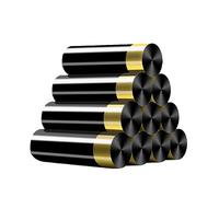 Lot de 225 sacs poubelle noirs biodégradables de 10 L pour salle de bain, cuisine, chambre à coucher