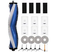 Lot de 23 accessoires pour robot ECOVACS DEEBOT T30 Pro Omni&T30 Omni, 1 brosse principale, 4 filtres, 4 chiffons, 6 sacs à poussière, 6 brosses de bord, 2 petits peignes