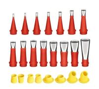 Lot de 23 applicateurs de colle multifonction avec 15 pointes hautes et 8 bases pour diverses tâches de modélisation