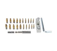 Lot de 23 extracteurs de vis et extracteur de fil pour démonter les boulons cassés et les vis sur les tuyaux et les pièces métalliques