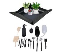 Lot de 23 Mini Outils de Transplantation de Plantes succulentes à la Main avec étiquettes de Plantes, kit de Jardinage Miniature pour bonsaï d'intérieur, Soins de Plantes