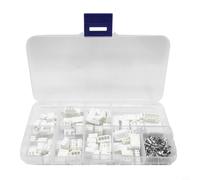 Lot de 230 connecteurs de fils JST PH 2,0 mm, boîtier en nylon résistant à l'oxydation et broches en cuivre étamé pour assemblage électronique de platine d'expérimentation 2/3/4/5 broches