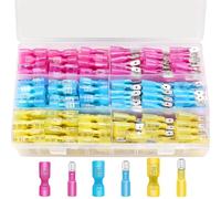 Lot de 230 cosses thermorétractables avec boîte de rangement