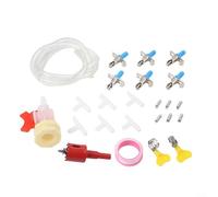 Lot de 24 abreuvoirs pour lapin avec bec de canard à double ressort, système d'abreuvement automatique pour cages d'animaux domestiques, distributeur d'eau douce sanitaire pour l'élevage et