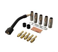 Lot de 24 accessoires de brûleur de soudage pour MB15AK, bâton de buse isolant, buse de gaz, pointe de contact M6 0,8 mm