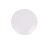 Lot de 24 assiettes DENA de présentation, plat à servir en porcelaine blanc - Diamètre 24 x hauteur 2 cm