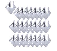 Lot de 24 attaches anti-ouragan en acier de calibre 18 pour forces sismiques, fermes de toiture, bois et bois résistant aux vents violents