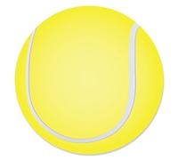 Lot de 24 autocollants circulaires « You Got Served » - Tennis - Baby Shower ou balle de tennis