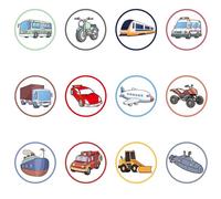 Lot de 24 autocollants magiques pour siège d'apprentissage de la propreté - Cibles réutilisables pour l'apprentissage de la propreté, autocollants à changement de couleur pour garçons et enfants