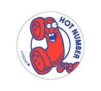 Lot de 24 autocollants rétro Scratch 'n Sniff Stinky par Trend; 24 sceaux/paquet - Designs authentiques des années 80