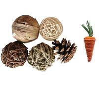 Lot de 24 balles de jeu pour petits animaux pour cochons d'Inde