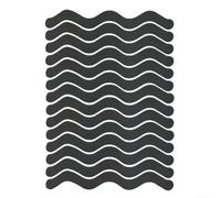 Lot de 24 bandes de douche antidérapantes pour sol et baignoire - Autocollants antidérapants pour zones humides (noir)
