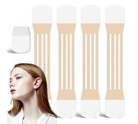 Lot de 24 bandes de lifting invisibles pour le visage et le cou, Autocollant De Levage du Cou, Invisible,Kit de Lifting du Cou et des Yeux