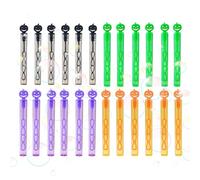 Lot de 24 bâtonnets à Bulles d'halloween - pour - Souffleur à Bulles Pratique - Accessoire de Remplissage pour Les activités, la Salle de Classe, Les Tout-Petits et l'extérieur