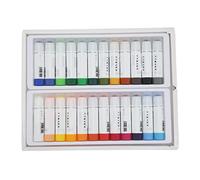 Lot de 24 Bâtons de Peinture Tempera pour Peinture Lisse Humide et Sèche