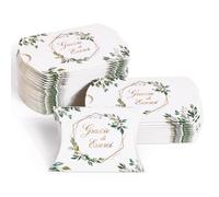 Lot de 24 boîtes à bonbons pour mariage, fiançailles, anniversaire de mariage (couleur B)