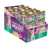 Lot de 24 boîtes de 80 g de pâtée au Thon Velvet Cream pour Chats - ARQUIVET