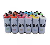 Lot De 24 Bombes De Peinture Mtn 94 - Couleurs Assorties (2x12) - 400ml