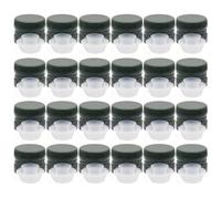 Lot de 24 bouchons à vis préfiletés avec verseur anti-goutte pour bouteilles Marasca en verre huile 31,5 mm
