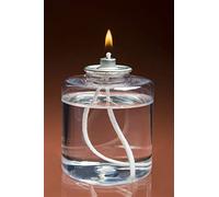 Lot de 24 bougies à huile de cire liquide sans odeur 40 heures - Idéal pour le camping - 61 mm de diamètre et 75 mm de haut