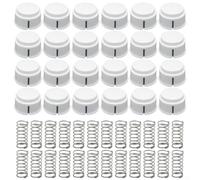 Lot de 24 boutons et ressorts de rechange pour refroidisseur Igloo modèles 43582 43400 - Pièces de robinet en métal en plastique