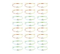 Lot de 24 bracelets caritatifs doux réglables pour femmes pour campagnes de sensibilisation à la santé, One Size, Comme décrit