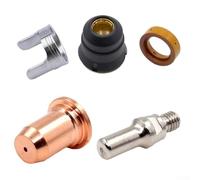 Lot de 24 buses plasma 52582 51313 1,0 mm et électrode pour lampe de poche plasma IPT-60 PT60 PT40 IPT-40, consommables en cuivre et hafnium pour découpe plasma