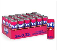 Lot de 24 Canettes Fanta Fruit du Dragon 33 c