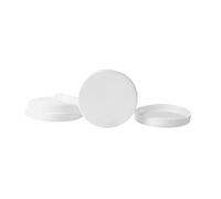 Lot de 24 Capsule Pot De Yaourt La Laitière- Blanche-diamètre 56 mm-FABRICATION FRANCAISE (24)