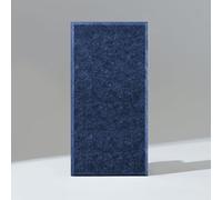 Lot de 24 carreaux en feutre pour murs, autocollants en feutre, tableaux d'affichage, panneaux décoratifs en liège pour photos, photos, mémos (bleu)