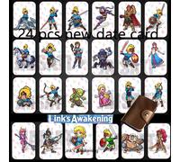 Lot De 24 Cartes De Jeu Nfc Pour La Légende De Zelda Breath Of The Wild Switch/Wii U
