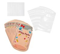 Lot de 24 cartes de vœux de vacances avec sac de rangement scellant Sealf - Cartes de vœux pour enfants