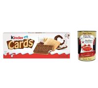 Gaufrettes fourrées au lait et au cacao Kinder Cards - 128g