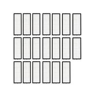 Lot De 24 Cartouches Filtrantes Lavables For Aspirateur Robot Xiaomi, X10+, X10 Plus, X20+, X20 Plus, For Le Nettoyage De La Maison(20PC)