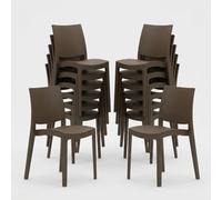 Lot de 24 Chaises Trieste Grand Soleil polypropylène restaurant promotion offre