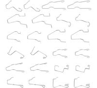 Lot de 24 clips de fixation assortis pour ampoules H1 H3 H4 H7 en acier inoxydable